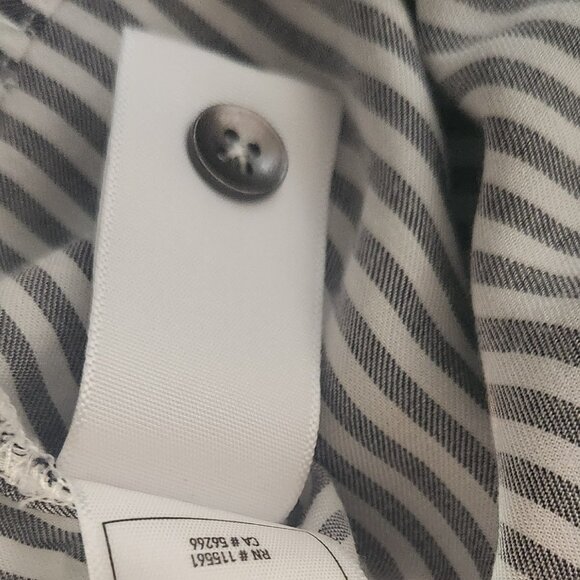 7 For All Mankind Striped Gray Dress - Picture 12 of 12